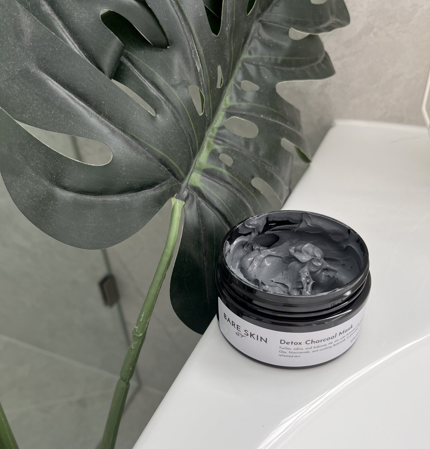 Detox Charcoal Mask - Purifying Clay Mask to Detoxify, Refine & Rebalance Skin