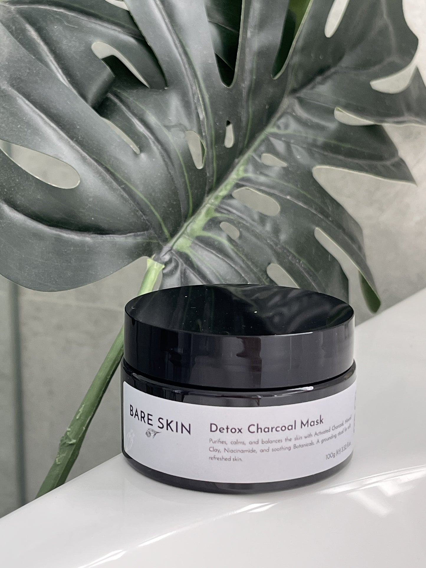 Detox Charcoal Mask - Purifying Clay Mask to Detoxify, Refine & Rebalance Skin